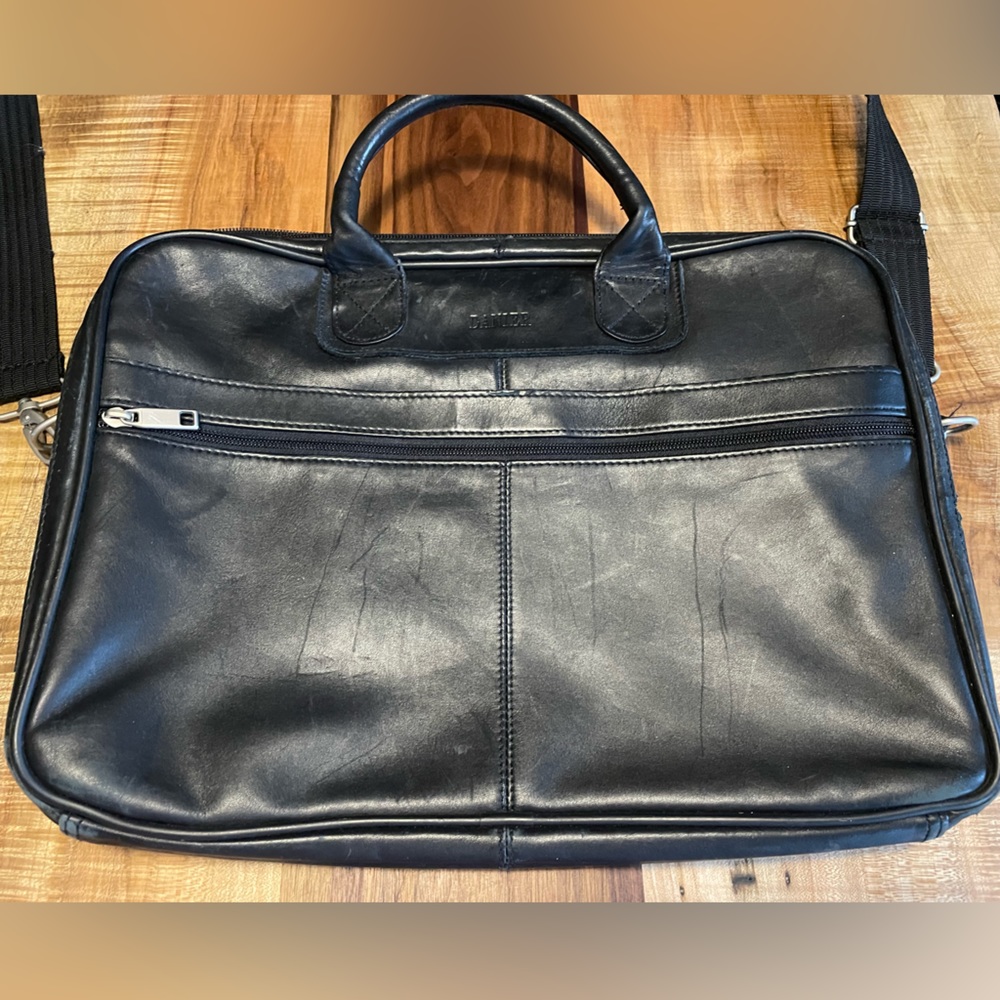 Danier leather laptop bag